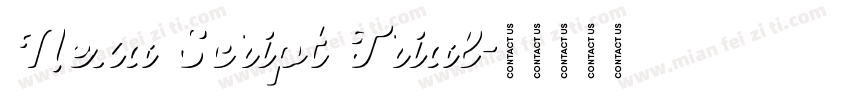 Nexa Script Trial字体转换